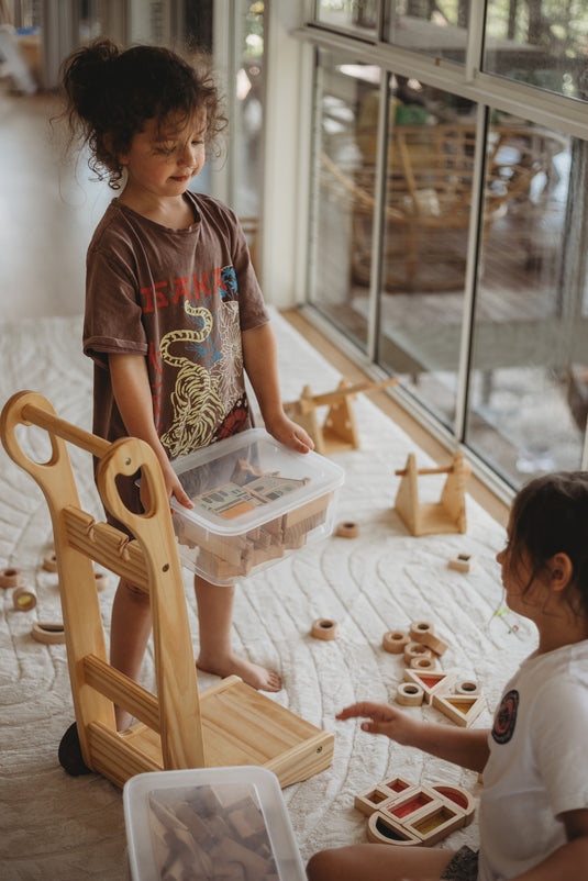 Wooden Hand Trolley
