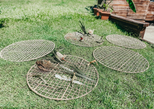 Round Nature Weaving Frame - Community Weaving Pack (5 frames)
