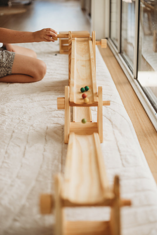 Wooden Ramps & Seesaw set