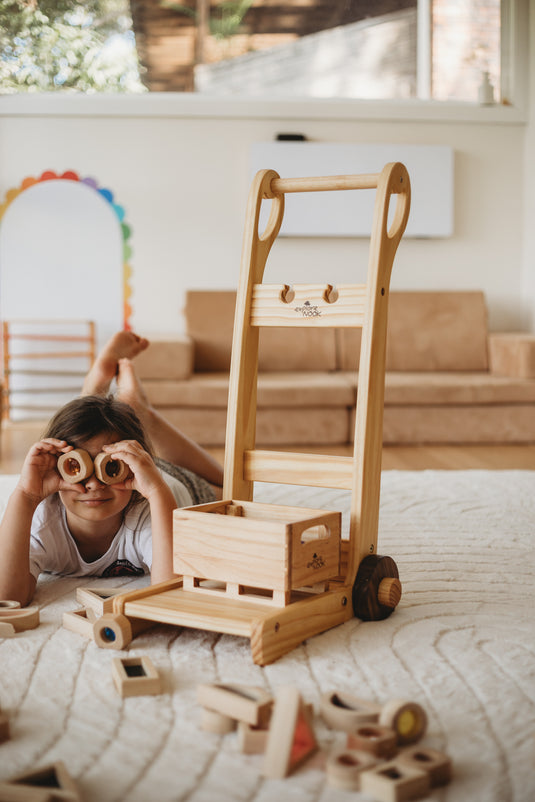 Wooden Hand Trolley