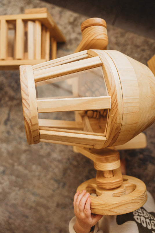 Wooden Cement Mixer