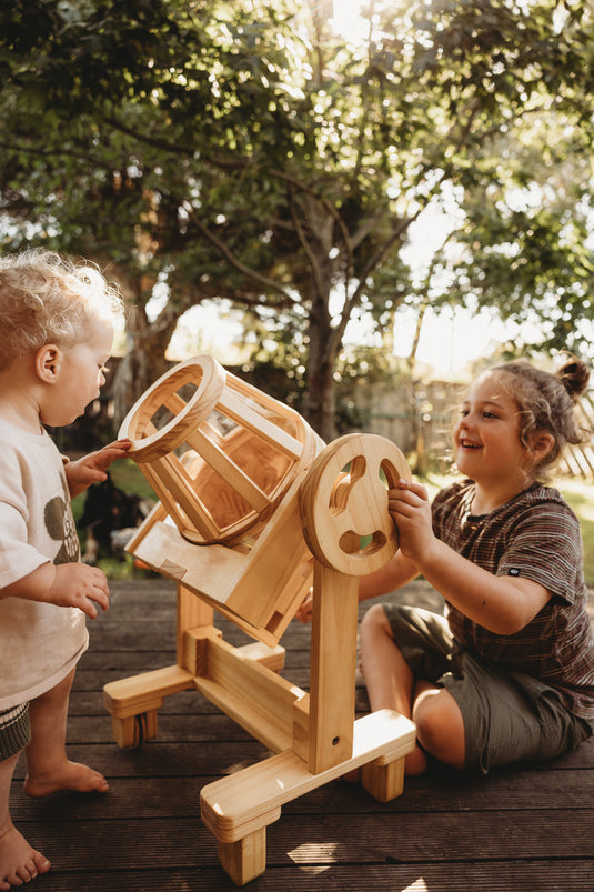 Wooden Cement Mixer