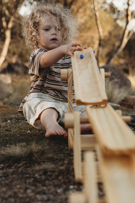 Wooden Ramps & Seesaw set