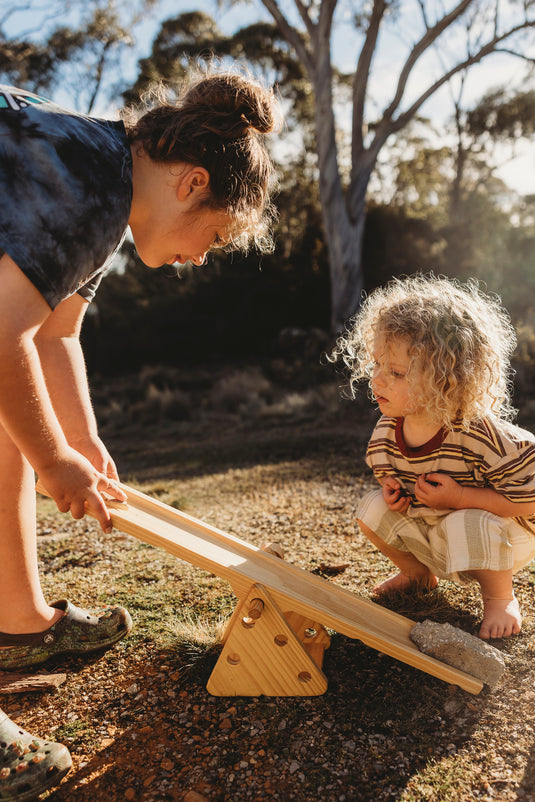 Wooden Ramps & Seesaw set