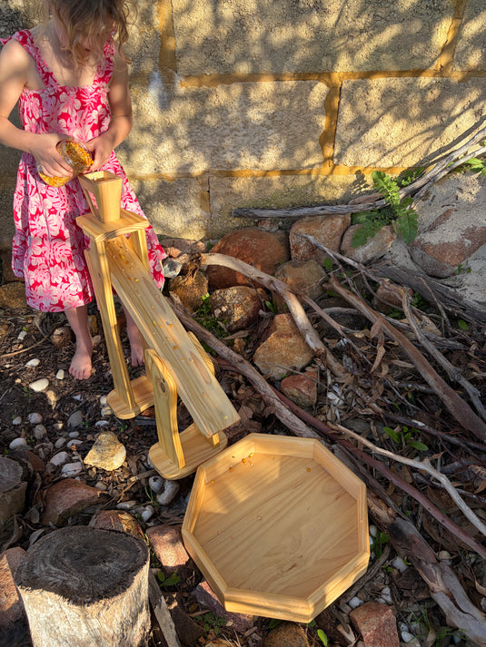 Wooden Funnel & Chute