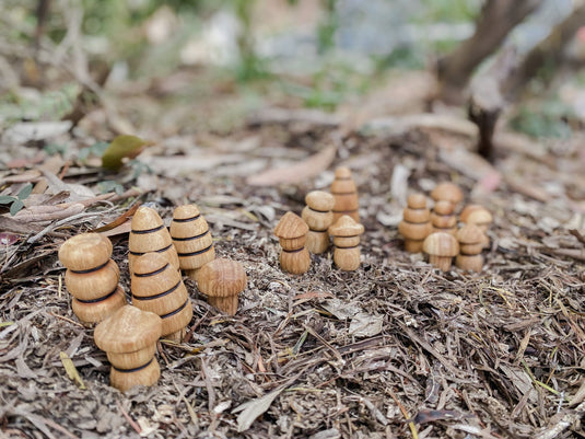 Small World - Diverse Wooden Figurine Set