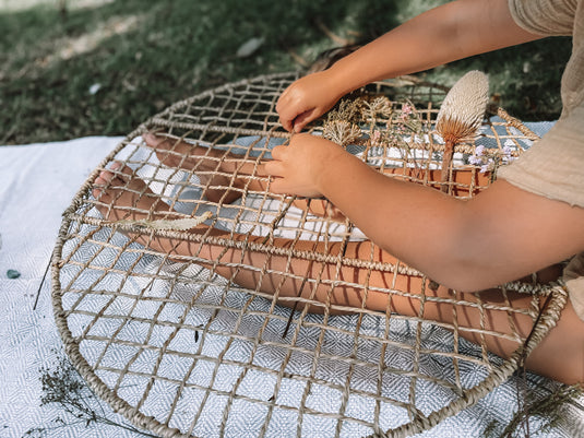 Round Nature Weaving Frame