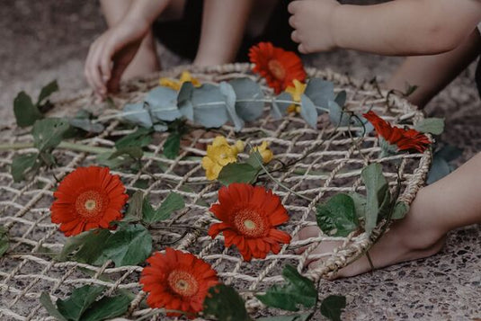 Round Nature Weaving Frame
