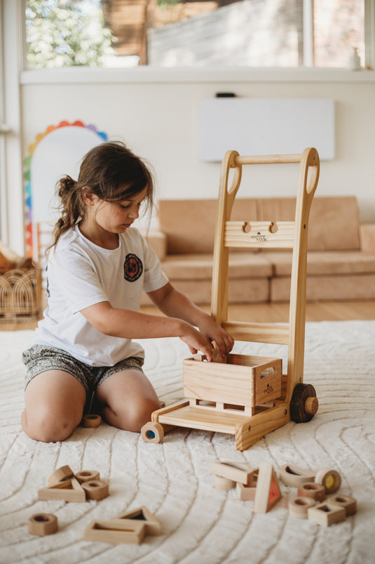 Wooden Hand Trolley