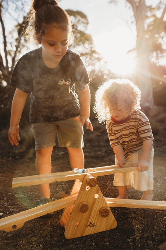 Wooden Ramps & Seesaw set