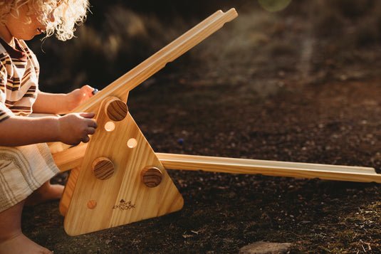 Wooden Ramps & Seesaw set