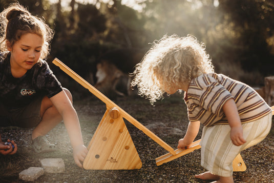 Wooden Ramps & Seesaw set