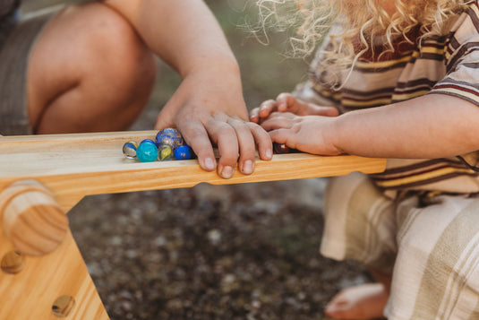 Wooden Ramps & Seesaw set