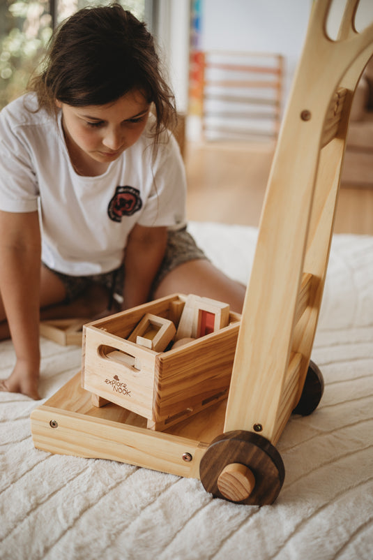 Wooden Hand Trolley