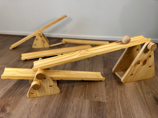 Wooden Ramps & Seesaw set
