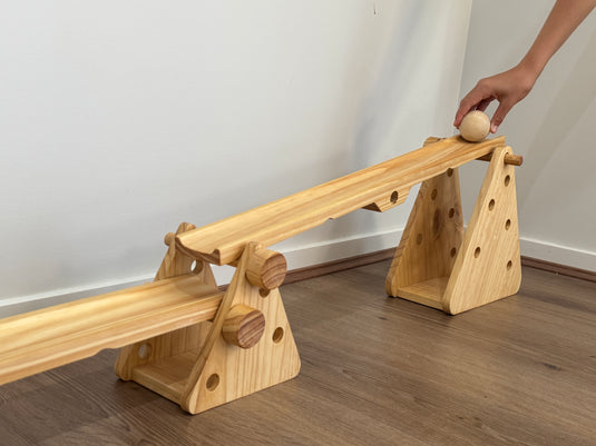 Wooden Ramps & Seesaw set