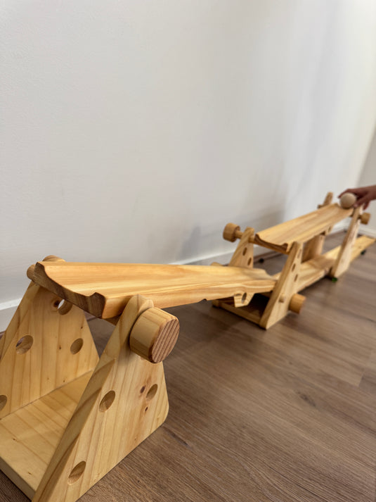 Wooden Ramps & Seesaw set