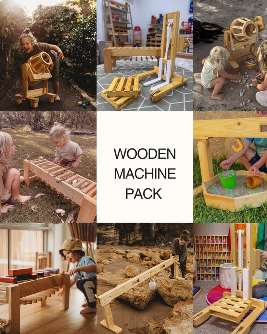 Wooden Machines Inspire Learning Set