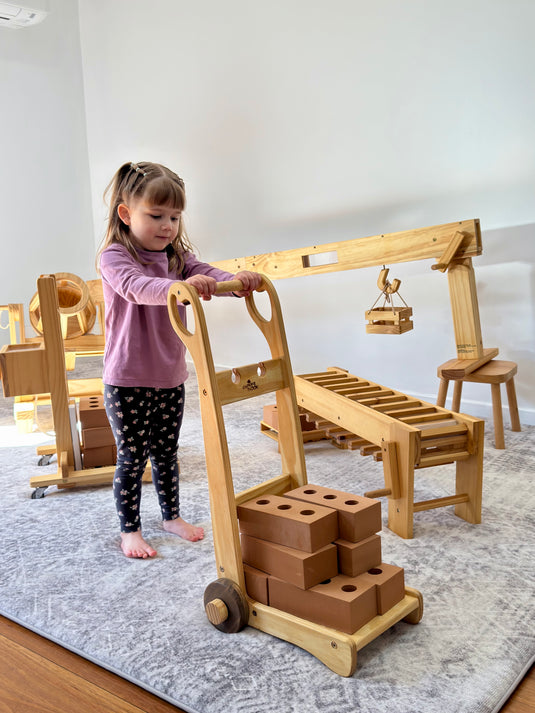 Wooden Hand Trolley