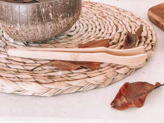 Bamboo Curved Tongs