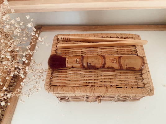 Natural Bamboo Fine Motor Tools Set