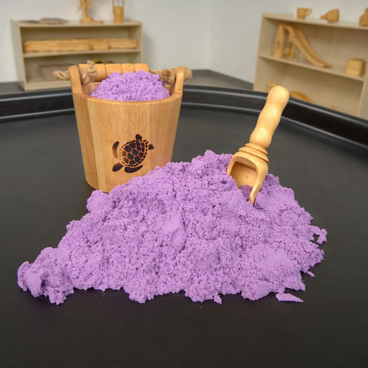 Wooden Bucket & Scoop set (Turtle Burn Stamp Edition)